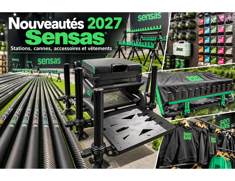 Nouveautés Sensas 2027 : Fishing World découvre les nouvelles gammes au showroom !
